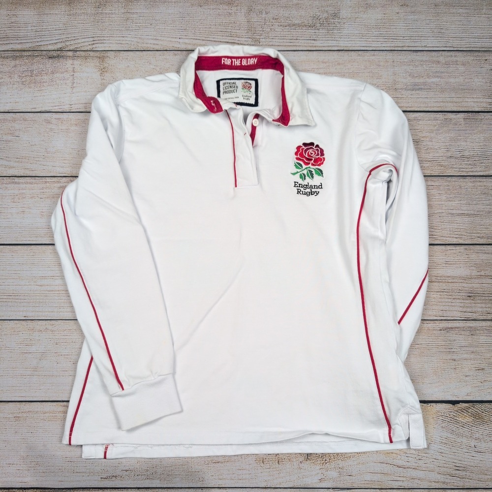 England Rugby Football Union Official Licensed Product‎ Top Kid Size 16 White